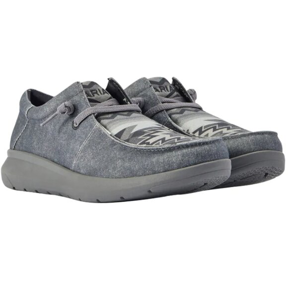 Ariat Hilo Stretch Mens 9 Slip On Shoes Loafer Casual Southwestern Aztec Canvas - Picture 1 of 10